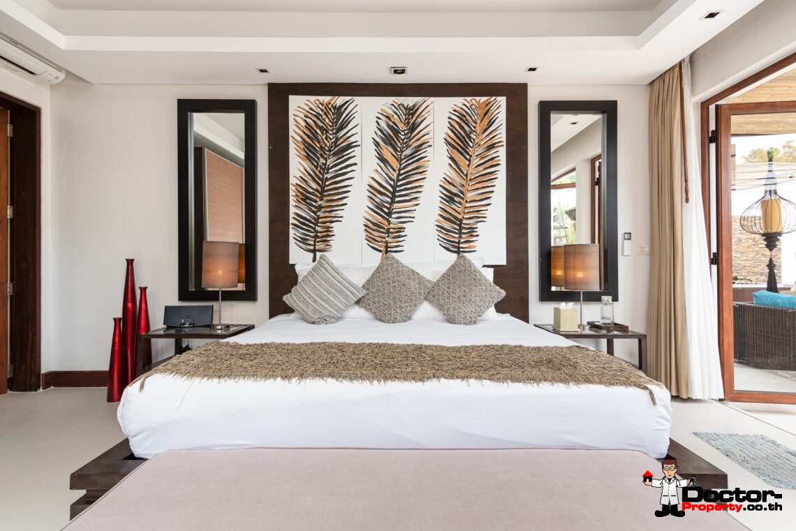 Luxurious 5 Bedroom Beachfront Residence on Ban Tai Beach, Koh Samui – For Sale